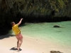 Hans Vink op Koh Phi Phi, Thailand april 2009