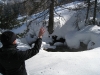 Mariska Boogaart in Les Collons, Zwitserland. Januari 2009